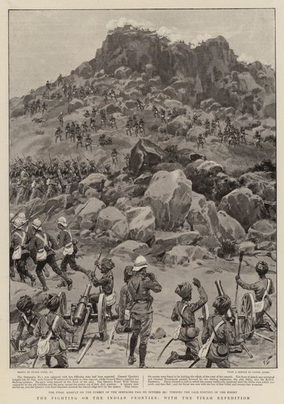 The Fighting on the Indian Frontier, with the Tirah Expedition by Frank Dadd